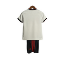 Kit Infatil Flamengo II 22/23 Adidas - Branco com detalhes em vermelho