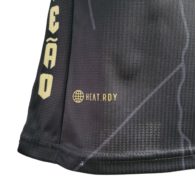 Camisa Flamengo Edição Especial 22/23 Jogador Masculina - Preta com detalhes em dourado