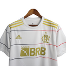 Camisa Flamengo II Edição Comemorativa 22/23 Torcedor Masculina -Branca com detalhes em dourado