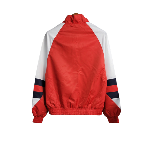 Jaqueta Corta-Vento Flamengo 23/24 Masculina Adidas - Vermelha com detalhes em branco e preto