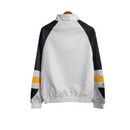 Jaqueta Corta-Vento Flamengo 23/24 Masculina Adidas - Branco com detalhes em preto e amarelo
