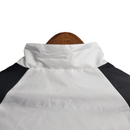 Jaqueta Corta-Vento Flamengo 23/24 Masculina Adidas - Branco com detalhes em preto e amarelo