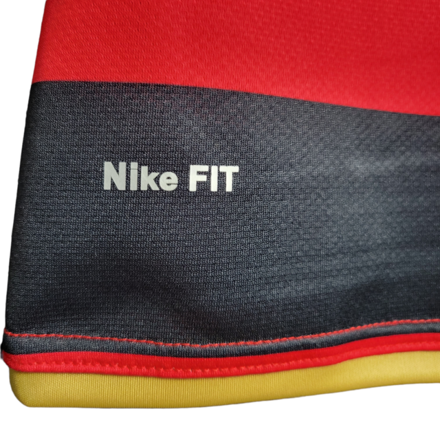 Camisa Flamengo I Retrô 08/09 Torcedor Masculina - Vermelha com detalhes em Preto e amarelo