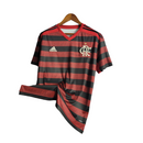 Camisa Flamengo I 19/20 Torcedor Masculina - Vermelha e preta com os detalhes em branco