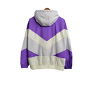 Jaqueta Corta-Vento Flamengo 23/24 Masculina Adidas - Roxa com detalhes em brancoe e cinza