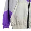 Jaqueta Corta-Vento Flamengo 23/24 Masculina Adidas - Roxa com detalhes em brancoe e cinza