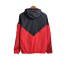 Jaqueta Corta-Vento Flamengo 23/24 Masculina Adidas - Vermelha e preto com detalhes em branco