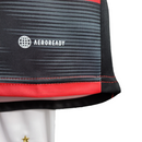 Kit Infatil Flamengo I 23/24 Adidas - Vermelho com detalhes em preto