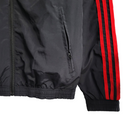 Jaqueta Corta-Vento Flamengo 23/24 Masculina Adidas - Preta com detalhes em vermelho e branco