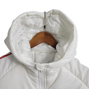 Jaqueta Corta-Vento Flamengo II 17/18 Masculina Adidas - Branca com detalhes em preto e vermelho