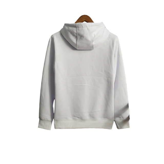 Jaqueta Corta-Vento Flamengo 23/24 Masculina Adidas - Branco com detalhes em vermelho