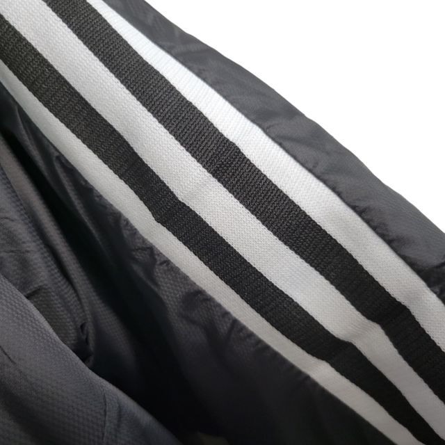 Jaqueta Corta-Vento Flamengo 23/24 Masculina Adidas - Preto com detalhes em branco