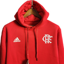 Jaqueta Corta-Vento Flamengo 23/24 Masculina Adidas - Vermelha com detalhes em branco