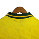 Camisa Seleção Brasileira I Retrô 91/93 Umbro Torcedor Masculina - Amarelo com detalhes em verde