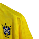 Camisa Seleção Brasileira I Retrô 91/93 Umbro Torcedor Masculina - Amarelo com detalhes em verde