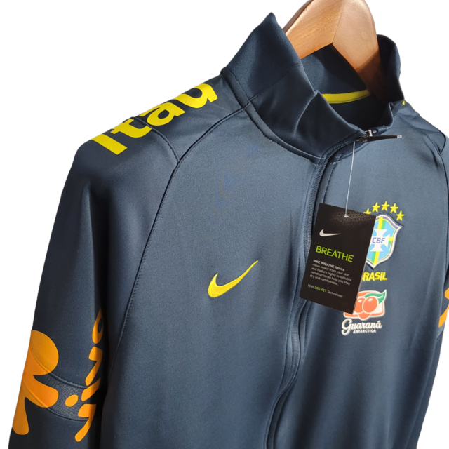 Jaqueta Corta-Vento Brasil 22/23 Masculina Nike - Azul Royal