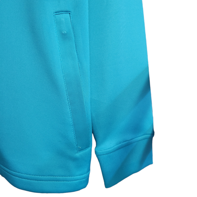 Jaqueta Corta-Vento Brasil 22/23 Masculino Nike - Azul com detalhes em amarelo