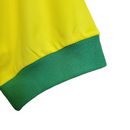Camisa Seleção Brasileira Retrô I 1958 Torcedor Masculina - Amarela com detalhes verdes
