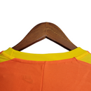 Camisa Retrô Seleção Brasileira Goleiro 1998 - Torcedor Nike Masculina - Laranja com detalhes em amarelo