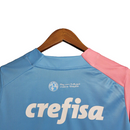Camisa Palmeiras Edição Comemorativa - Torcedor Puma Masculina - Rosa e azul com detalhes em branco