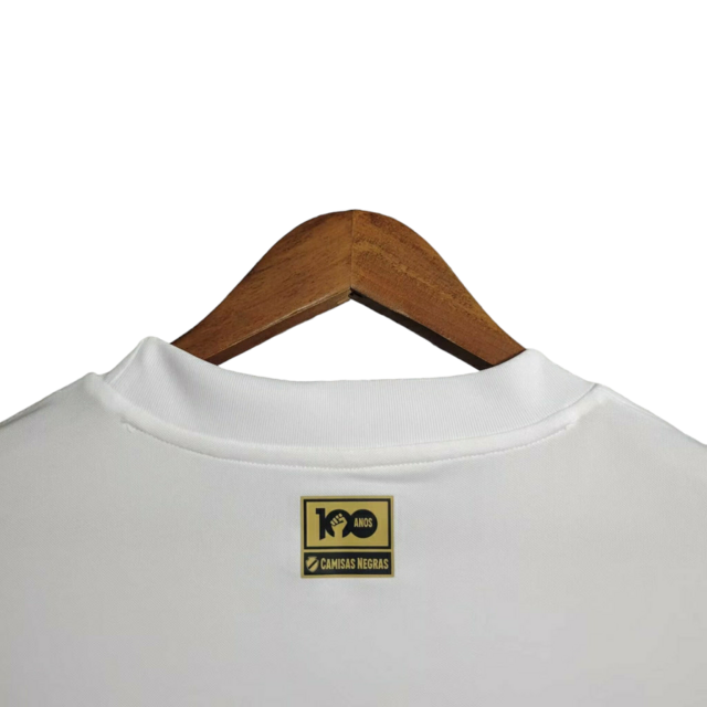 Camisa Vasco da Gama III 23/24 - Torcedor Kappa Masculina -Branca com detalhes em dourado