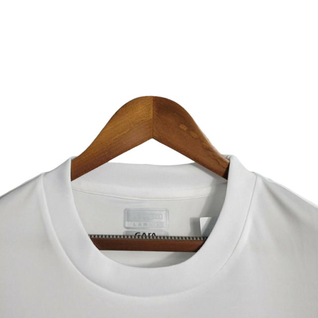 Camisa Vasco da Gama III 23/24 - Torcedor Kappa Masculina -Branca com detalhes em dourado