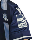 Camisa Real Sociedad II 23/24 - Torcedor Macron Masculina - Azul com faixa em branco na lateral