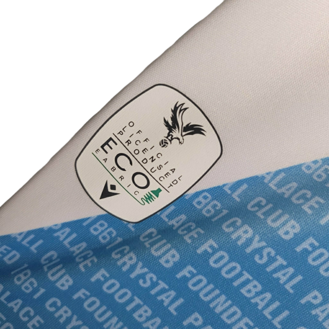 Camisa Crystal Palace II 23/24 - Torcedor Macron Masculina - Branca com faixa azul