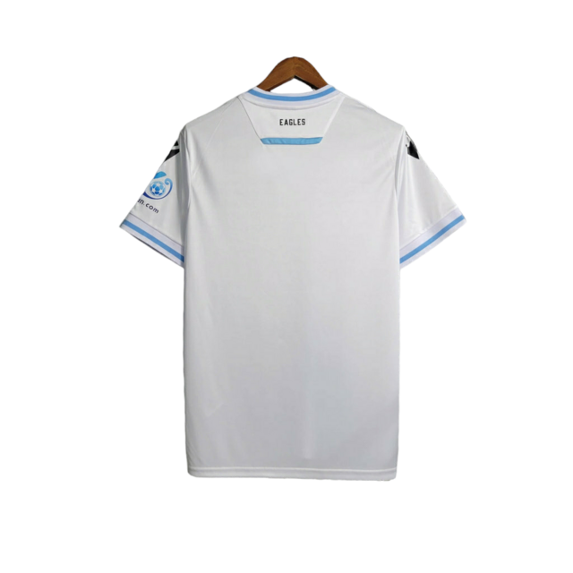Camisa Crystal Palace II 23/24 - Torcedor Macron Masculina - Branca com faixa azul