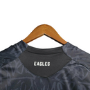 Camisa Crystal Palace III 23/24 - Torcedor Macron Masculina - Preta com detalhes em vermelho e azul