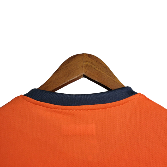 Camisa Inter de Milão III 23/24 - Torcedor Nike Masculina - Laranja com detalhes em preto e cinza