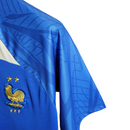 Camisa França Treino 22/23 - Torcedor Nike Masculina -Azul com detalhes em branco e dourado