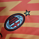 Camisa AC Milan Goleiro II 23/24 - Torcedor Adidas Masculina - Laranja com detalhes em amarelo e preto