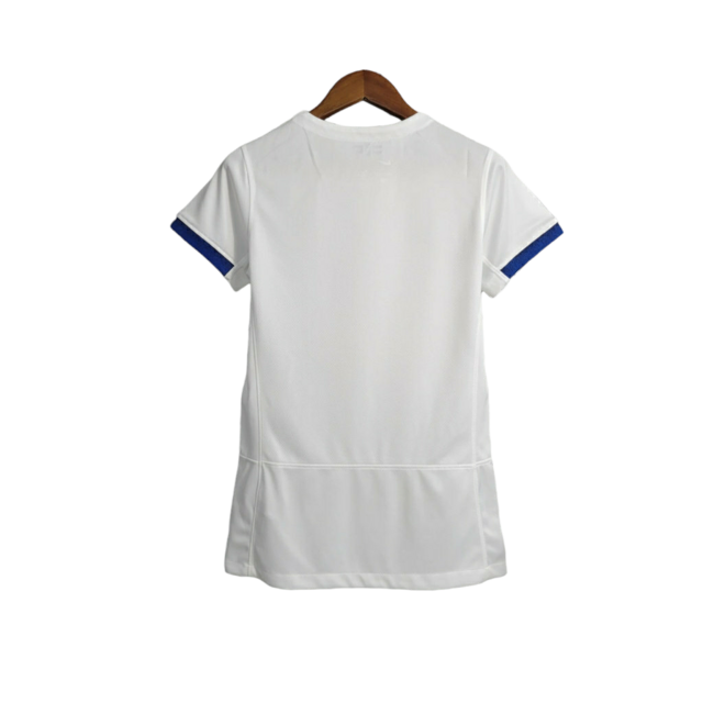 Camisa Inglaterra I 23/24 - Feminina Nike - Branca com detalhes em azul