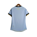 Camisa Vasco da Gama Goleiro 23/24 -  Kappa Feminina - Azul com detalhes em preto e dourado