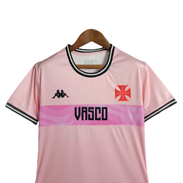 Camisa Vasco da Gama Edição especial outubro rosa 23/24 -  Kappa Feminina - Rosa
