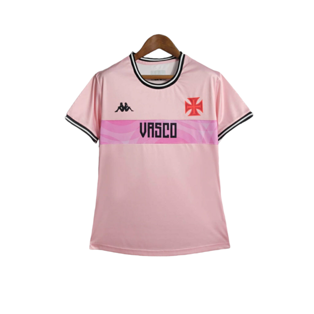 Camisa Vasco da Gama Edição especial outubro rosa 23/24 -  Kappa Feminina - Rosa