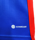 Camisa Universidad do Chile I 23/24 - Feminina Adidas - Azul com detalhes em branco e vermelho