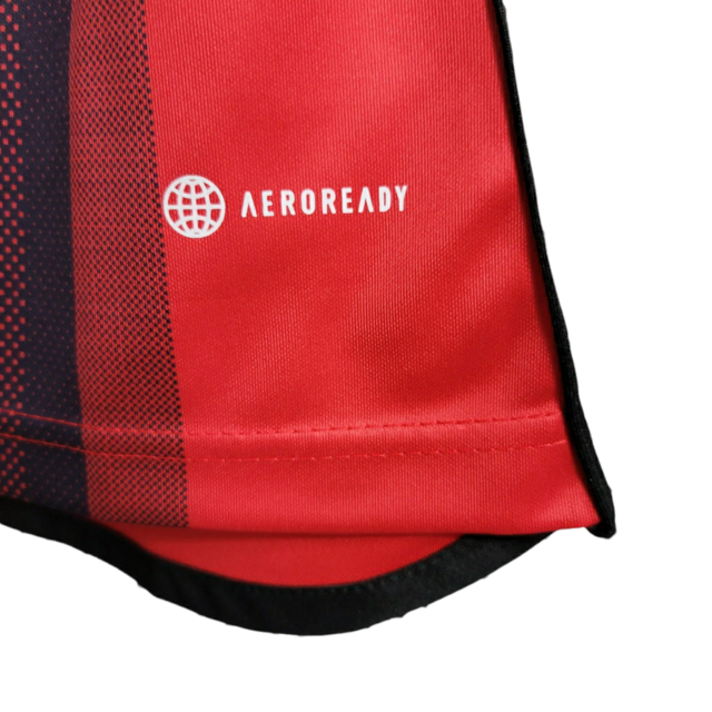 Camisa Colo colo II 23/24 - Feminina Adidas - Vermelha com detalhes em branco e preto