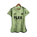 Camisa Los Angeles FC 23/24 -  Adidas Feminina - Verde com detalhes em preto e branco