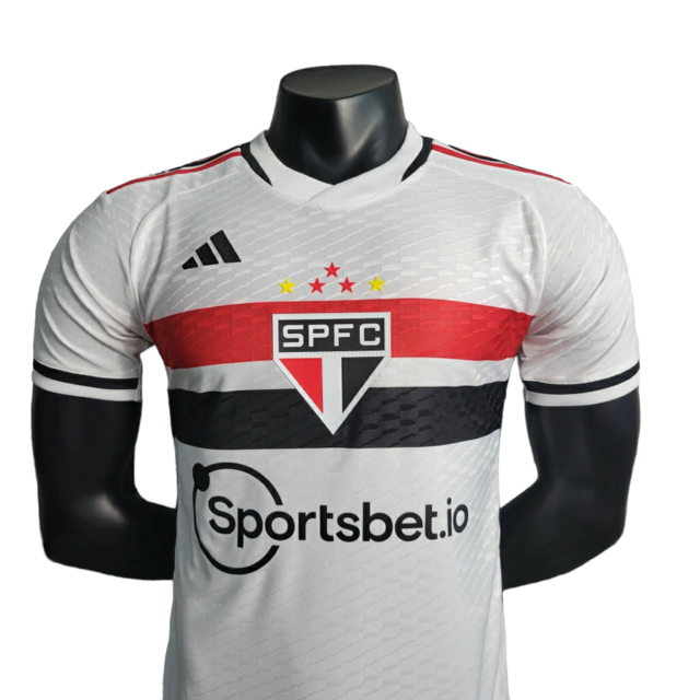 Camisa São Paulo I 23/24 - Jogador Adidas Masculina - Branca