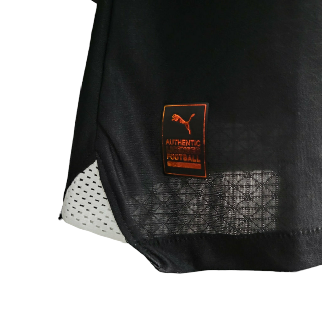 Camisa Al-Hilal III 23/24 - Jogador Puma Masculina - Azul com detalhes em preto e branco