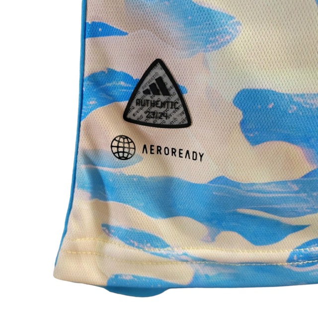 Camisa Philadelphia II 23/24 - Jogador Adidas Masculina - Branco com detalhes em azul e preto