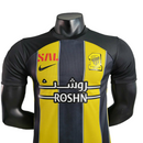Camisa Al-Ittihad I 23/24 - Jogador Nike Masculina - Preta com detalhes amarela e branco