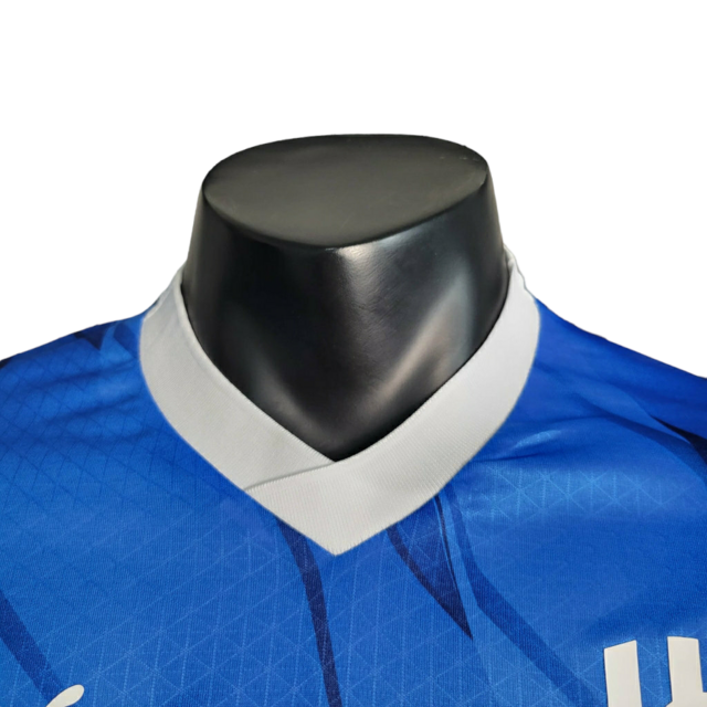 Camisa Al Hilal I 23/24 - Jogador Puma Masculina - Azul com detalhes em branco