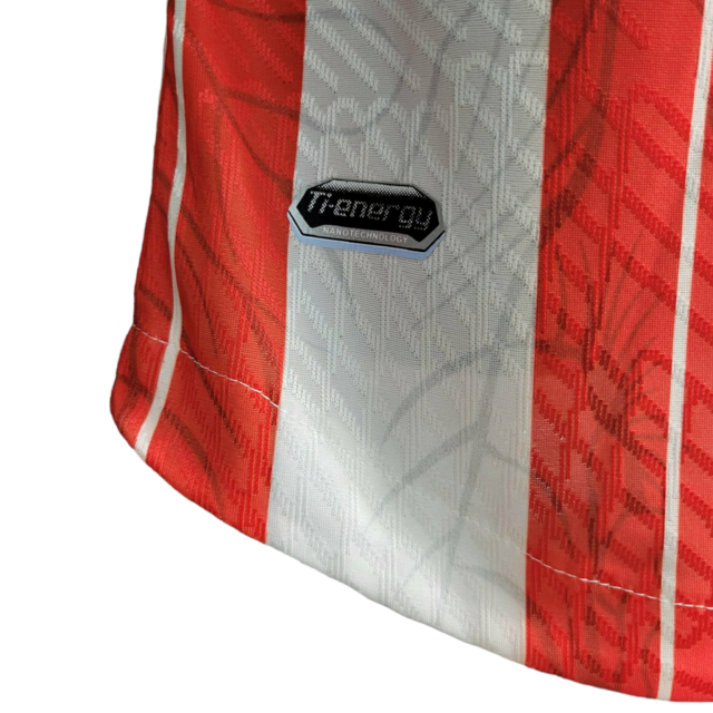 Camisa Sheffield United I Sheffield United - Jogador Errea Masculina - Branca com detalhes em vermelho e preto