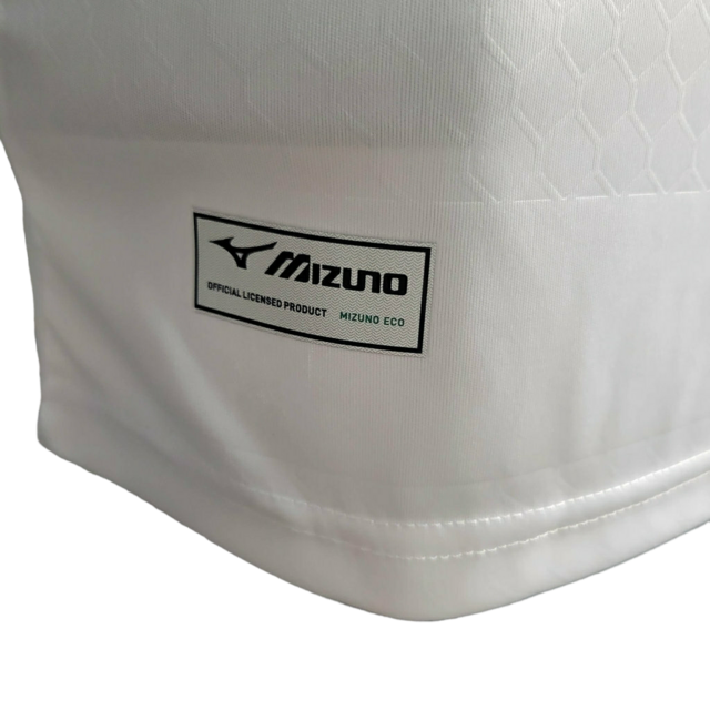 Camisa Lazio Edição Especial 23/24 - Jogador Mizuno Masculina - Branca com detalhes em dourado