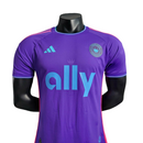 Camisa Charlotte FC II 23/24 - Jogador Adidas Masculina - Roxa com detalhes em azul e rosa