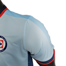 Camisa Cruz Azul do México II 23/24 - Jogador Pirma Masculina - Azul com detalhes em vermelho