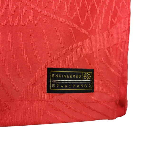 Camisa Seleção China I 23/24 - Jogador Nike Masculina - Vermelha com detalhes em amarelo